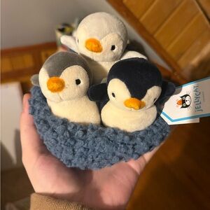 Retired Jellycat Nesting Penguins